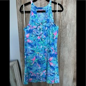 Lilly Pulitzer Bennett Blue Celestial Seas Shay dress